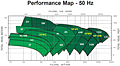 Performance map-50 Hz