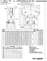 Boiler Feed Unit Receiver and Base Dimensions