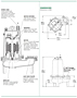 Dimensions (Myers® WHR5H - WHR20H 2 in. Solids Handling Sewage Pumps and Effluent Pumps)